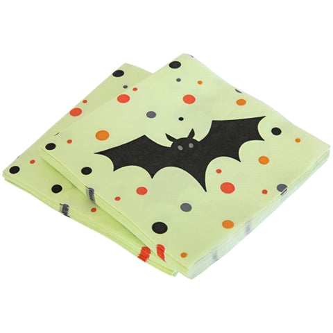 Batty Night Glow Cocktail Napkins (20 count)