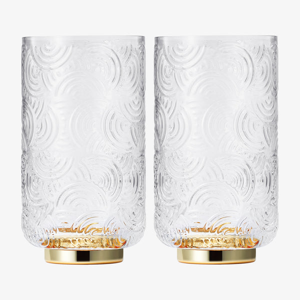 Gatsby Highball Glasses - Set of 2