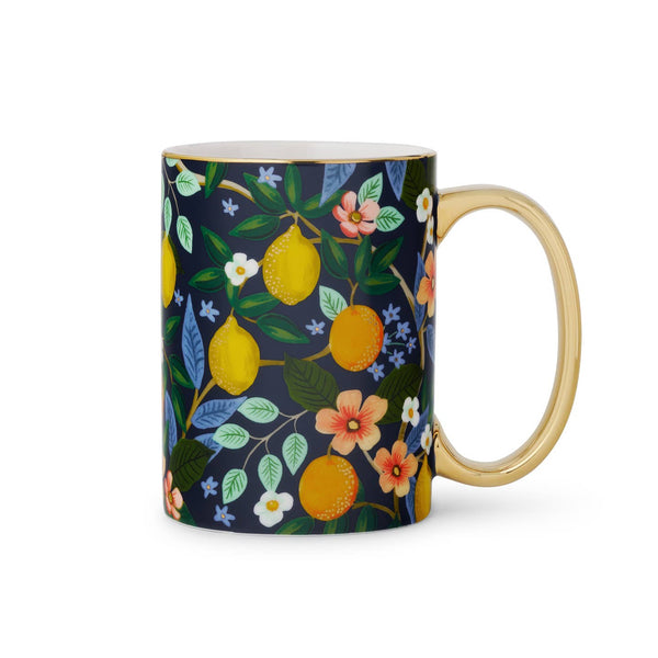 Citrus Grove Porcelain Mug