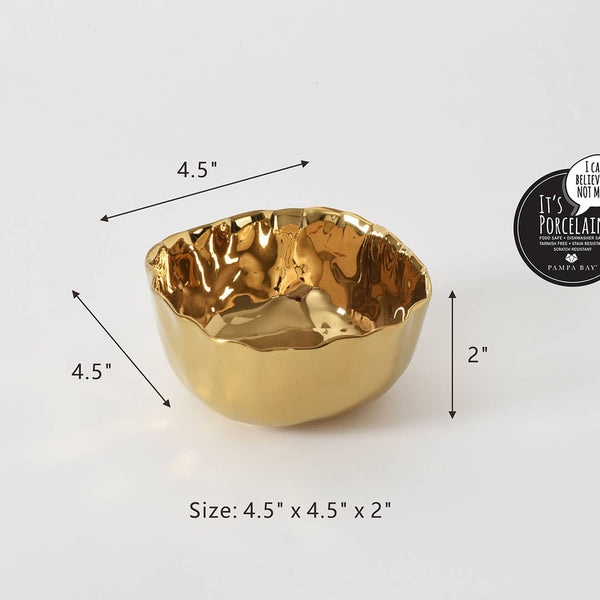 Snack Bowl - Portofino Gold