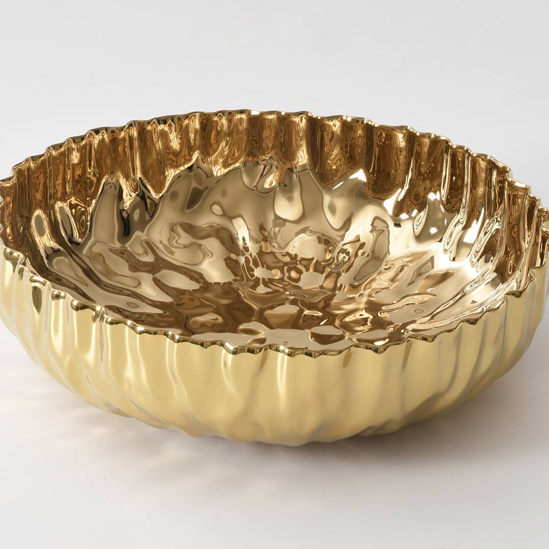 Extra Large Shallow Bowl - Mascali Bianca D'oro