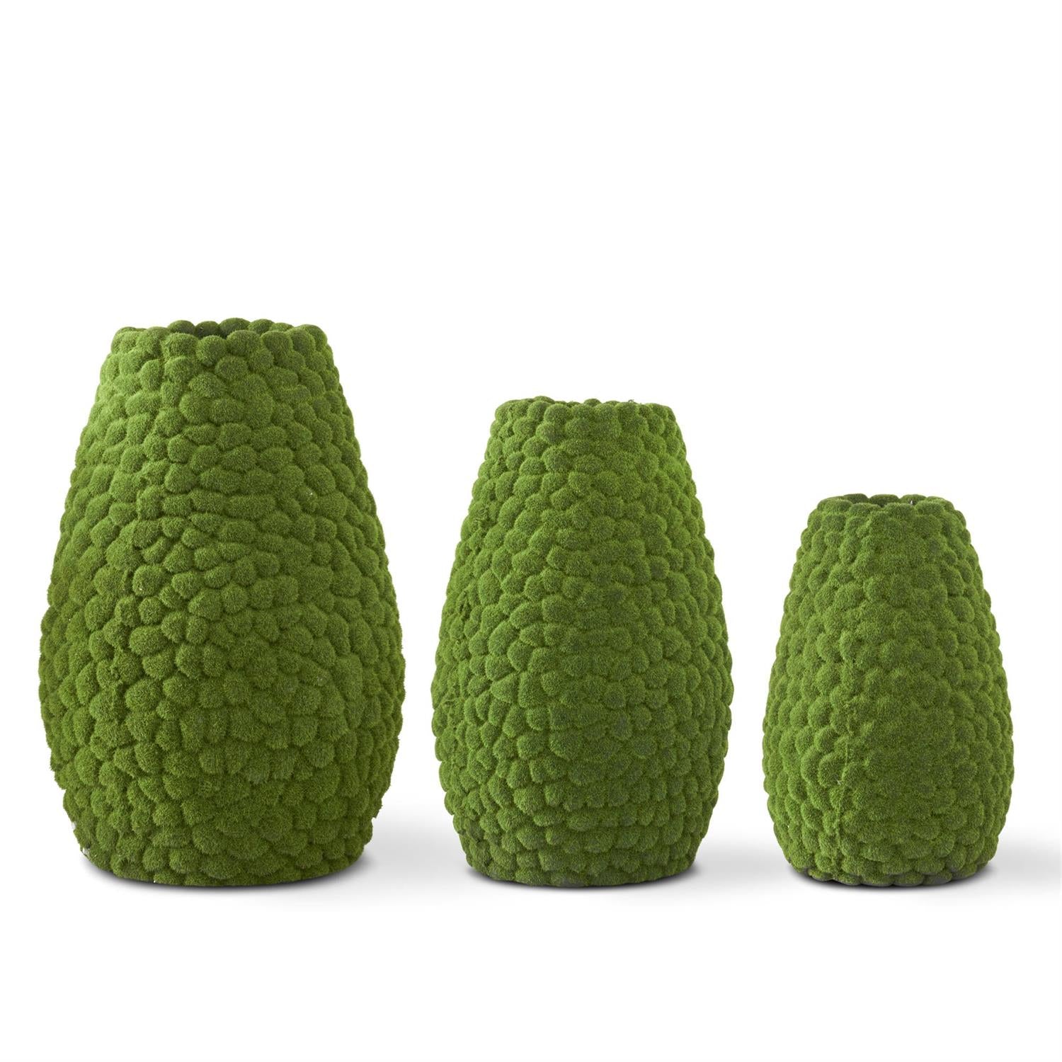 Mossy Rock Vases - Assorted Sizes