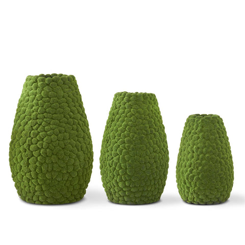 Mossy Rock Vases - Assorted Sizes