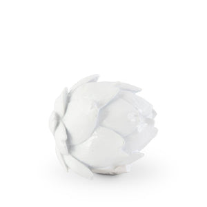 Glossy White Artichoke - 4in