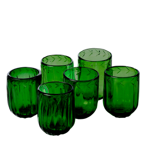 Pequeñas Acanaladas Votives - Set of 2