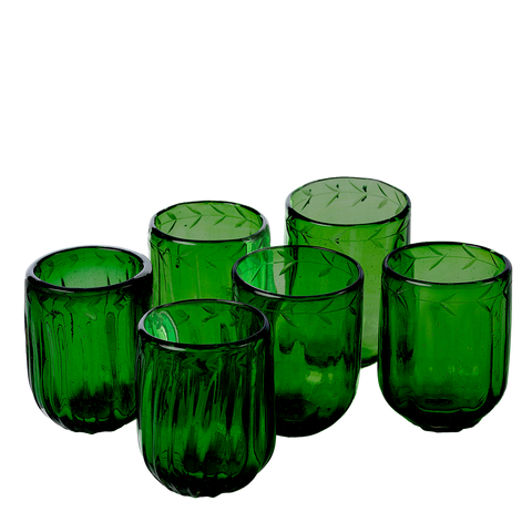 Pequeñas Acanaladas Votives - Set of 2