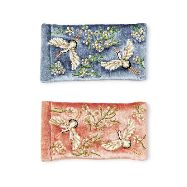 Embroidered and Embellished Glasses Case