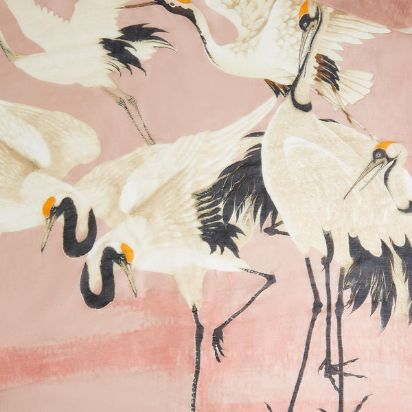 Pink Heron Long Kimono