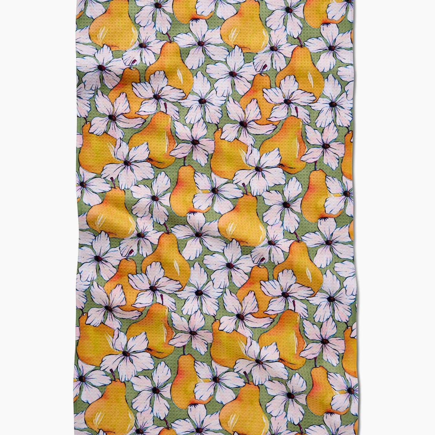 Pears Petals Tea Towel