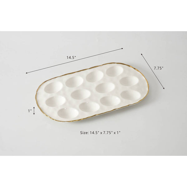 Oval Deviled Egg Tray