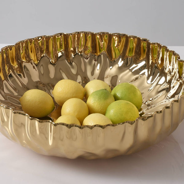 Extra Large Shallow Bowl - Mascali Bianca D'oro