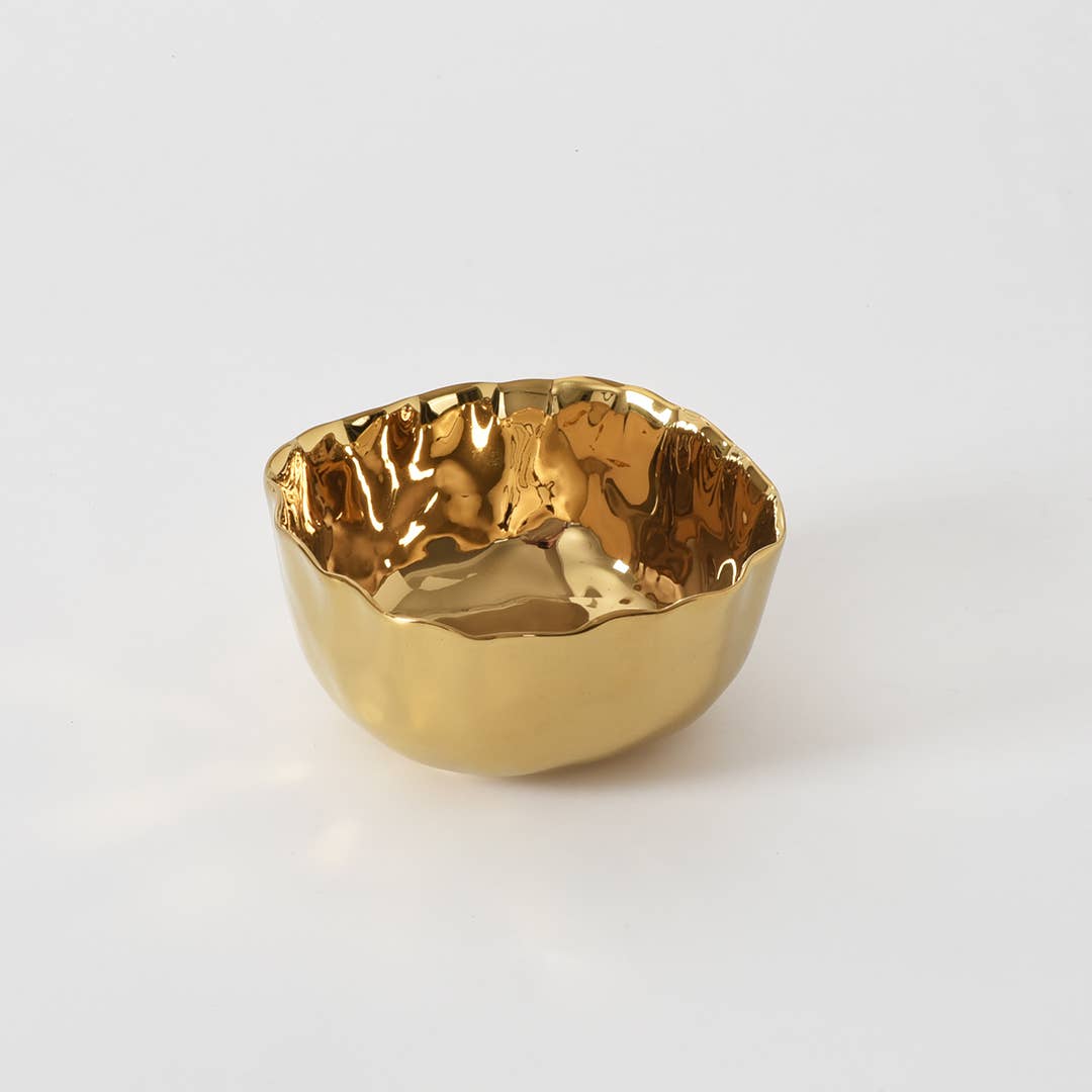 Snack Bowl - Portofino Gold