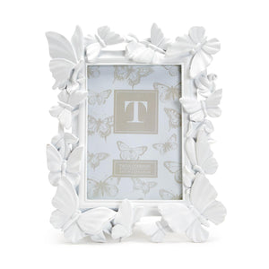 White Butterfly 5"x7" Photo Frame