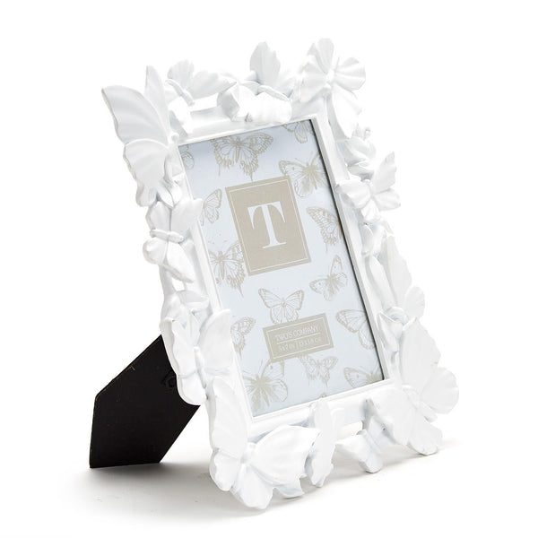 White Butterfly 5"x7" Photo Frame