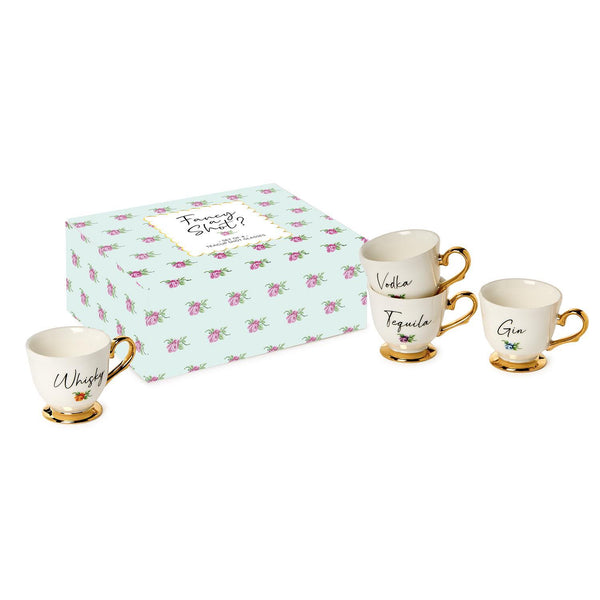 Teacup Shot Glasses in Gift Box