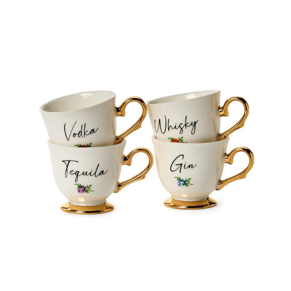 Teacup Shot Glasses in Gift Box