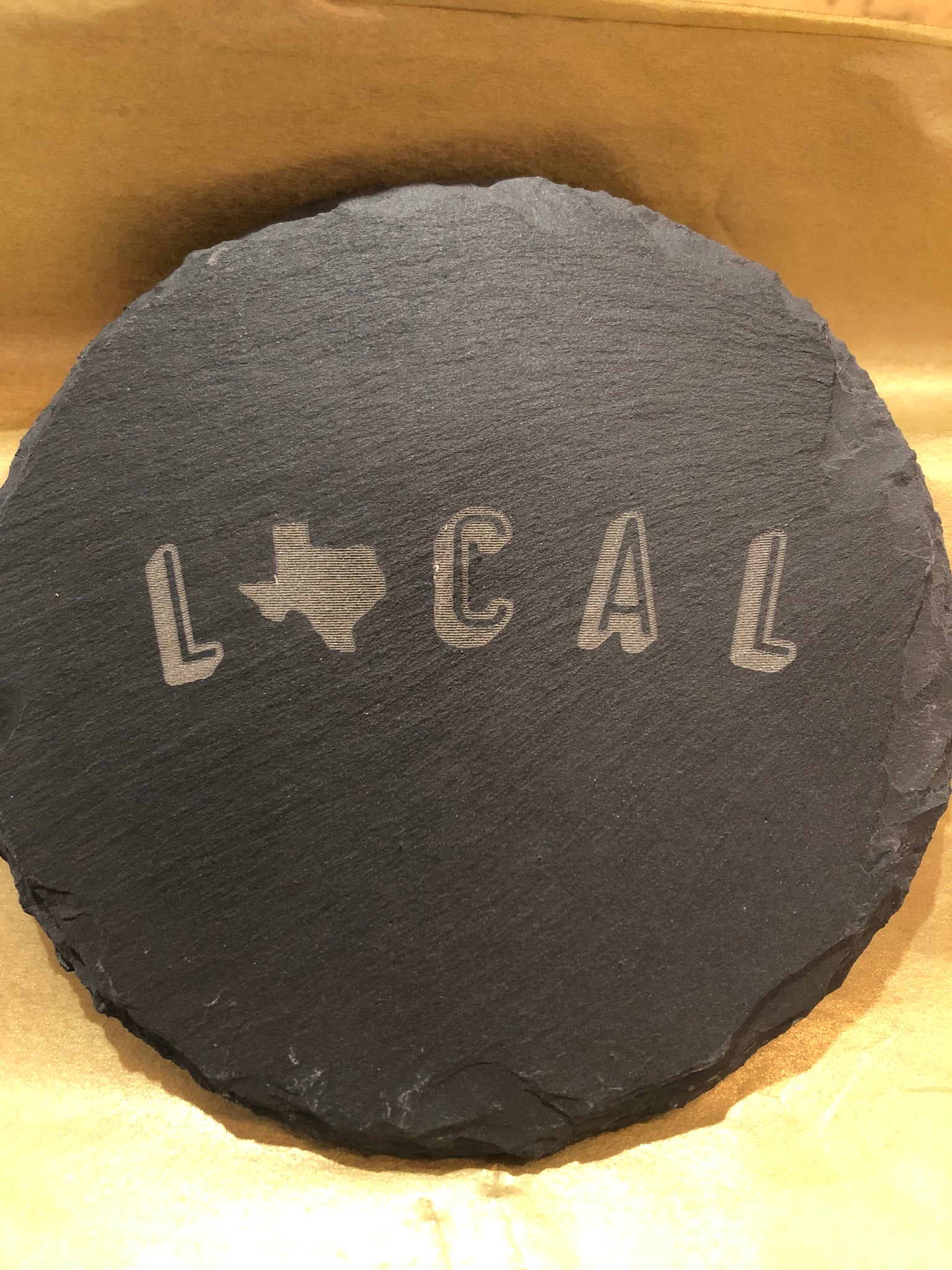 Custom Slate Coaster- Local