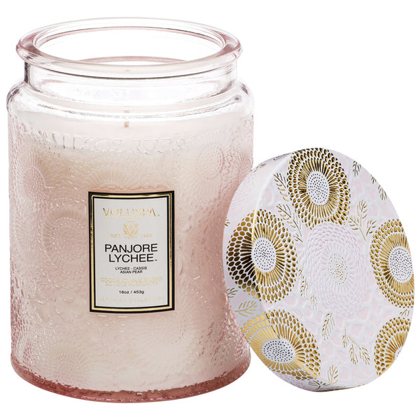 Panjore Lychee 18 oz Large Jar Candle