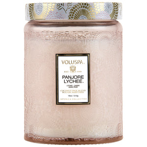 Panjore Lychee 18 oz Large Jar Candle