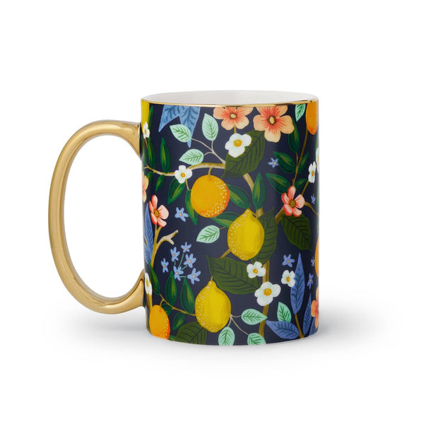 Citrus Grove Porcelain Mug