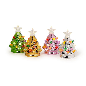 Metallic LED Mini Tree - Assorted Colors