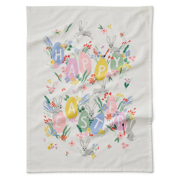 Happy Easter Tea Towel