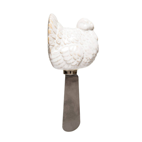 Fall/Harvest White Turkey Thanksgiving Cheese Spreader