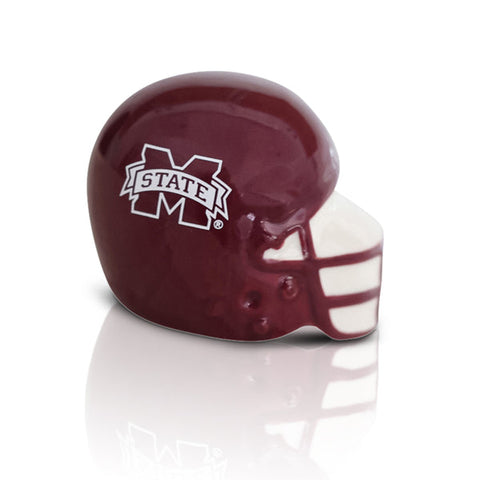 Nora Fleming Mini - Mississippi State helmet