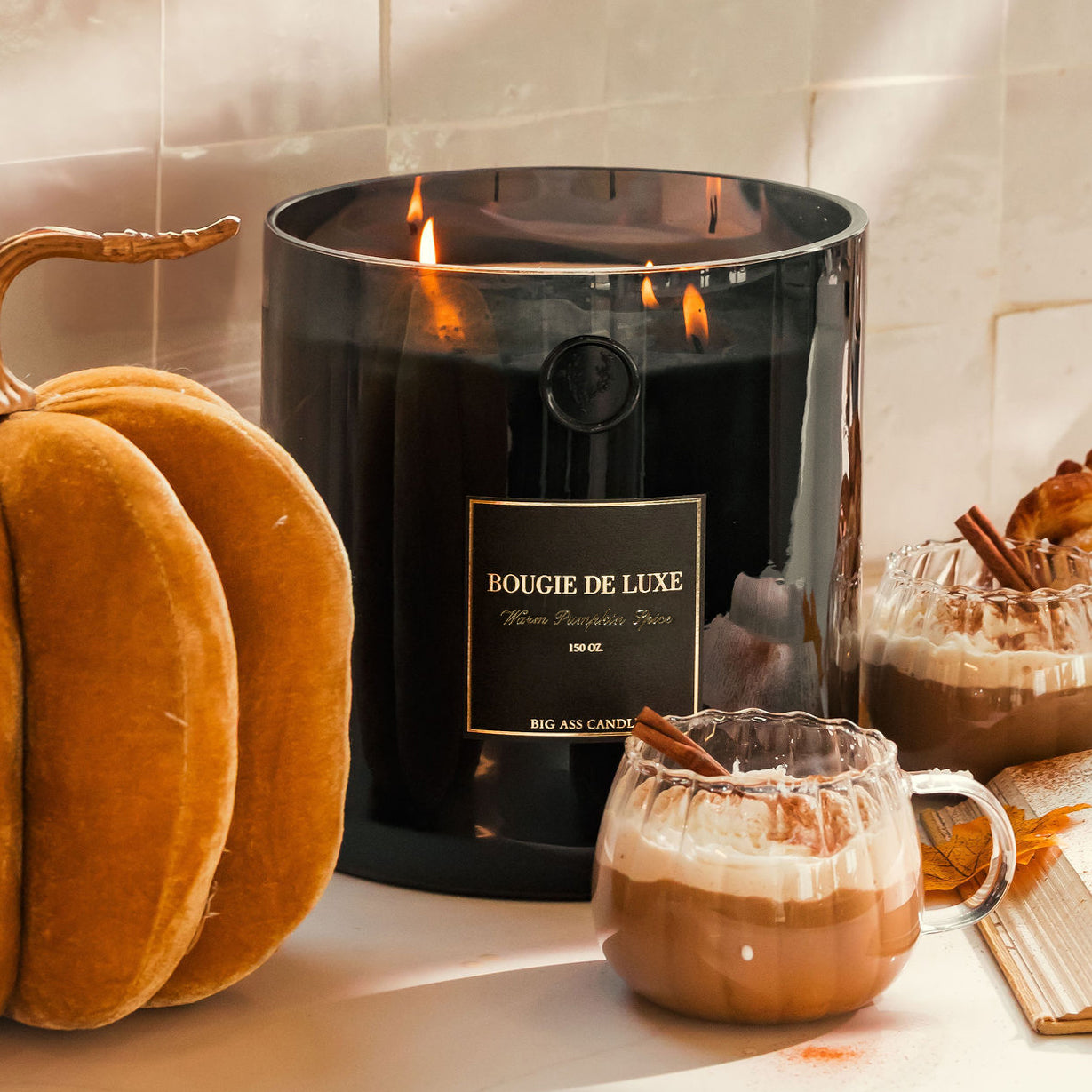 Big Ass Candle 150oz - Warm Pumpkin Spice