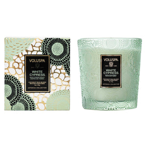 White Cypress Classic Candle - 9oz