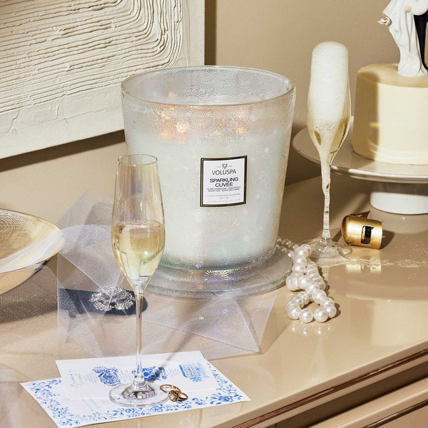 Sparkling Cuvee 5W Hearth Candle