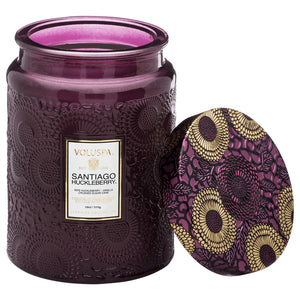 Santiago Huckleberry 18 oz Large Jar Candle