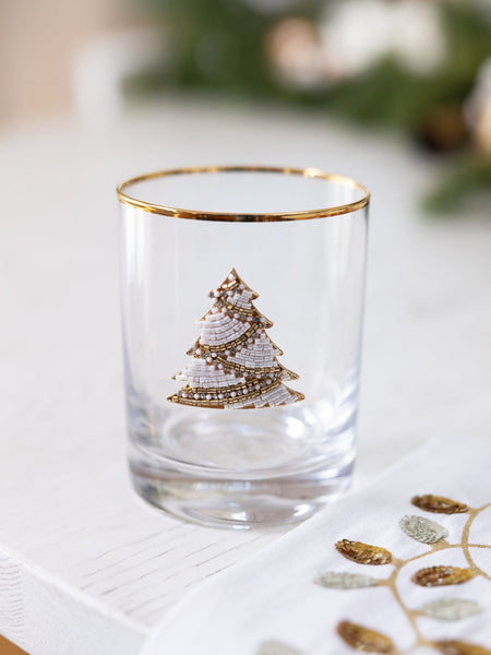 Embellished Tree Cocktail Glass