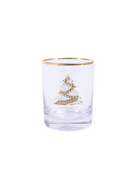 Embellished Tree Cocktail Glass