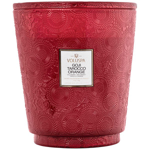 Goji Tarocco Orange 5 Wick Hearth Candle