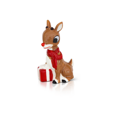 Nora Fleming Mini - Rudolph, the Red-Nosed Reindeer