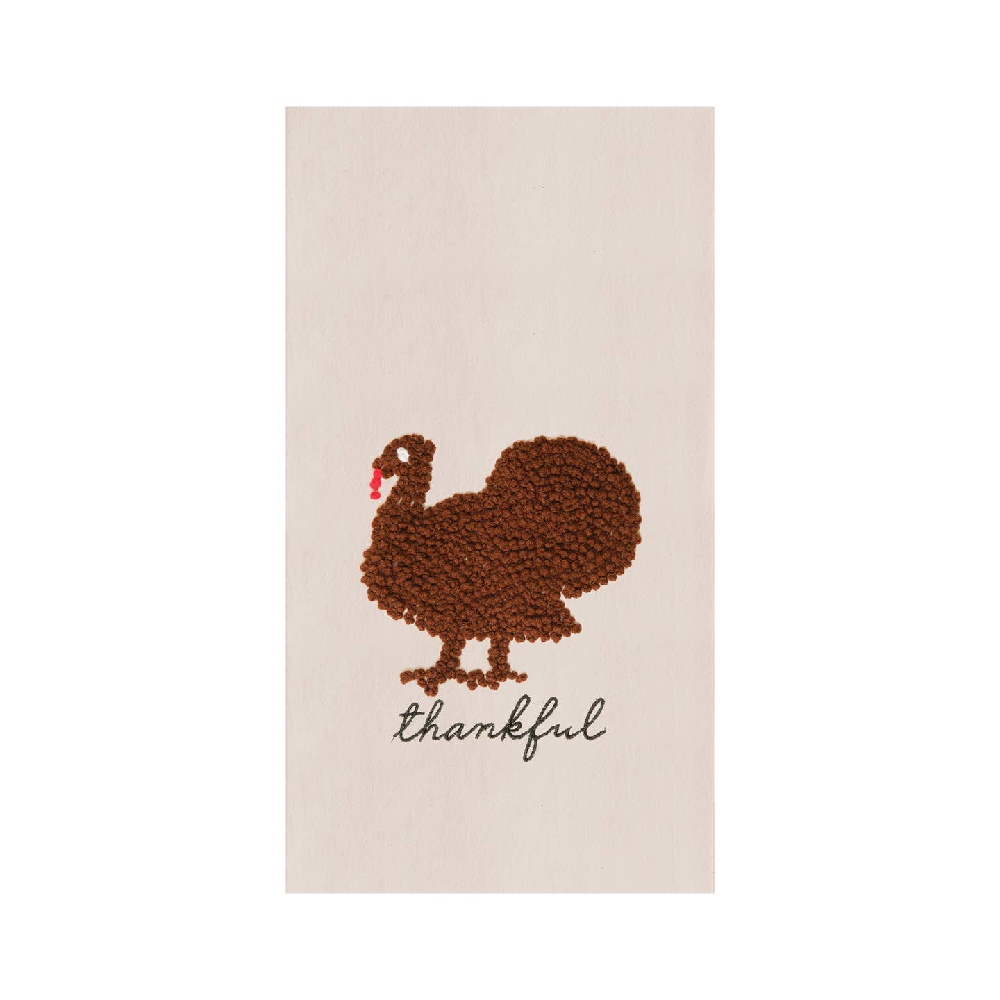 Thankful French Knot Tea Towel