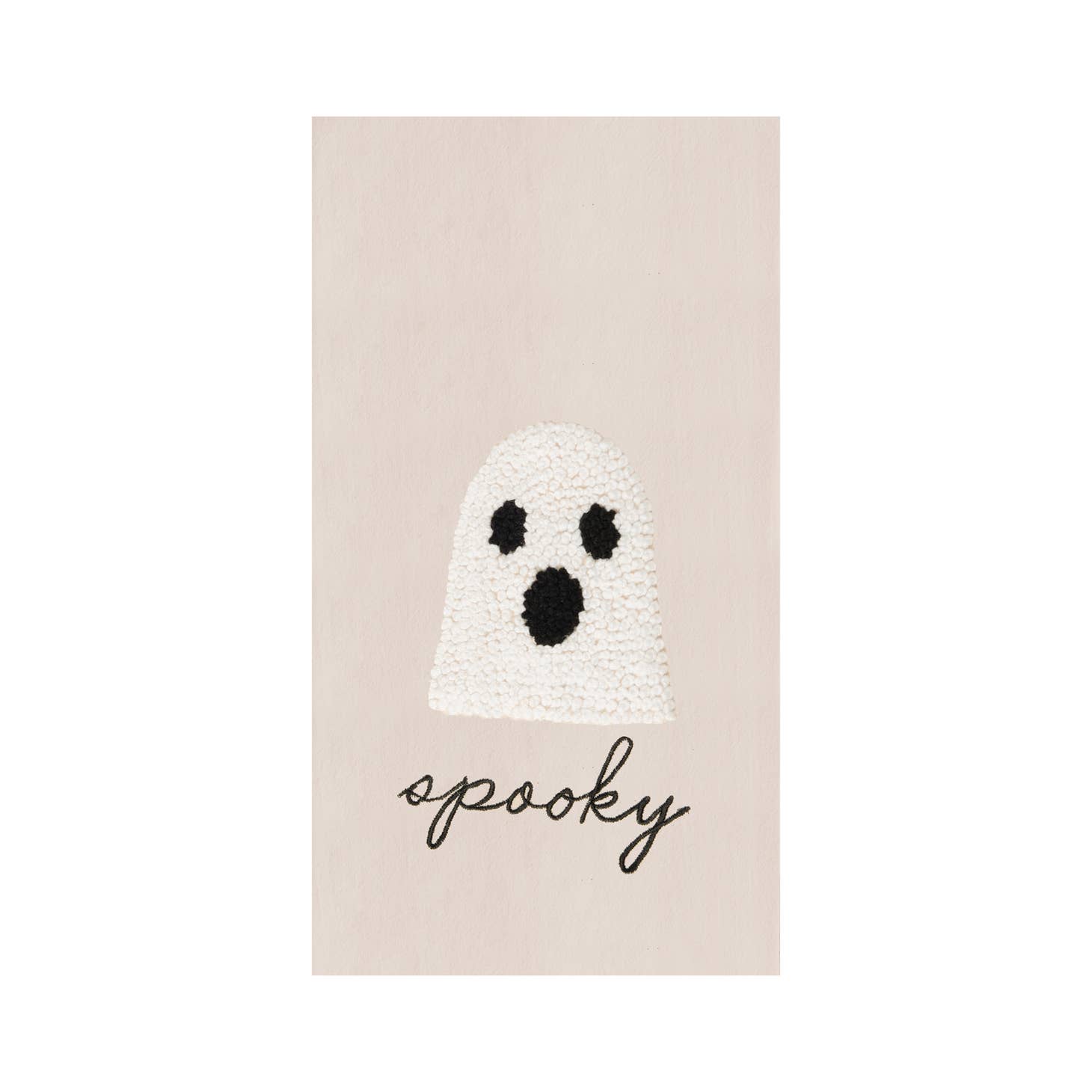 Spooky French Knot Tea Towel