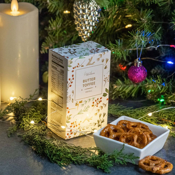 Holiday Butter Toffee Pretzels - 2oz