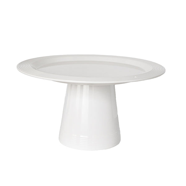Pinstripes Melamine Round High Riser - Nora Fleming