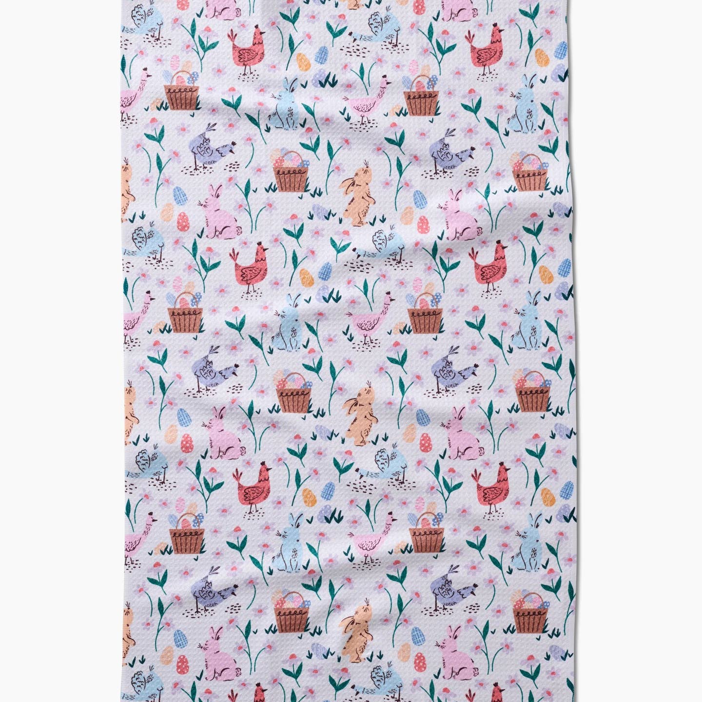 Spring Bunnies Tea Towel