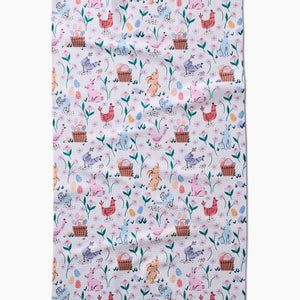 Spring Bunnies Tea Towel