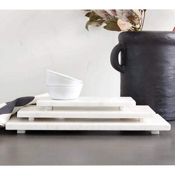 White Marble Tray - Small