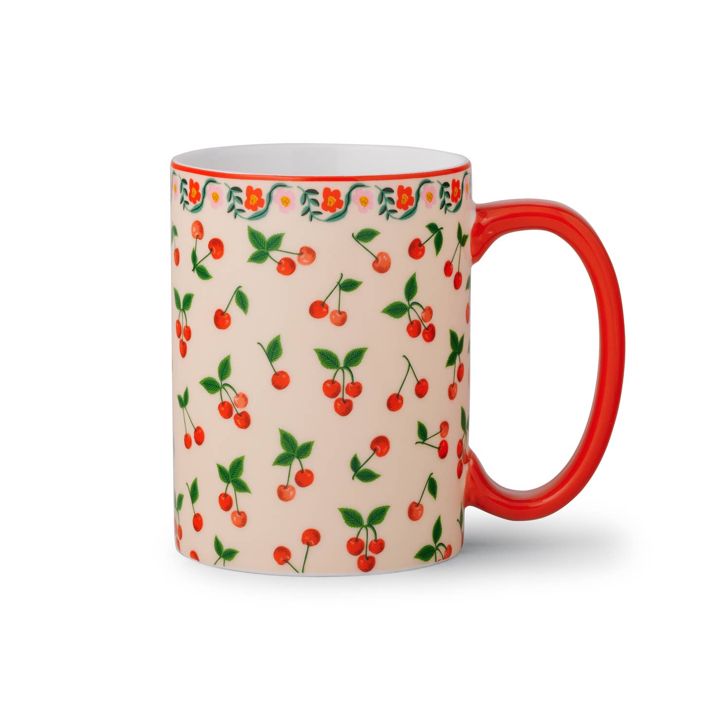 Cherries Porcelain Mug