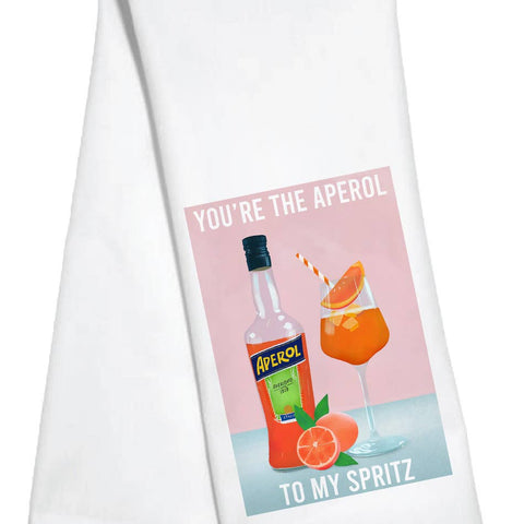 Aperol To My Spritz Tea Towel