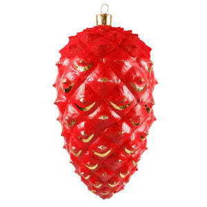 18" Pine Cone - Red