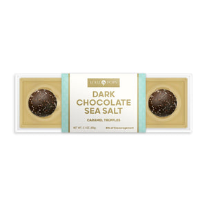 Sea Salt Caramel Dark Chocolate Truffle 4 Piece