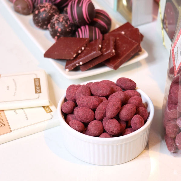 Raspberry Chocolate Almonds