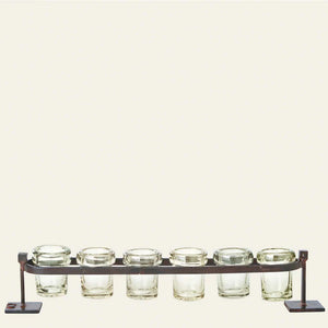 6 Step Firedance Railroad w/ 6 Hand-Mouth Blown Votives