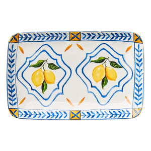 Ceramic Capri Coast Rectangular Tray